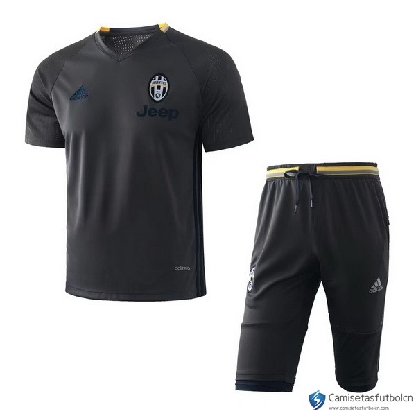 Camiseta Entrenamiento Juventus Conjunto Completo 2017-18 Negro
